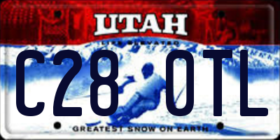 UT license plate C280TL