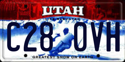 UT license plate C280VH