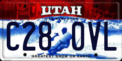 UT license plate C280VL