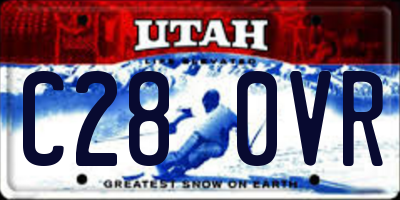 UT license plate C280VR