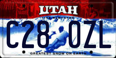 UT license plate C280ZL