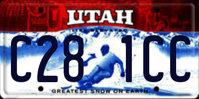UT license plate C281CC