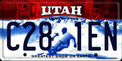 UT license plate C281EN
