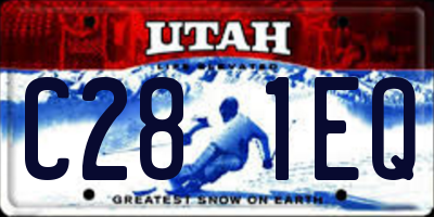 UT license plate C281EQ