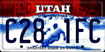 UT license plate C281FC