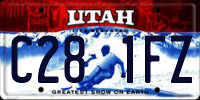 UT license plate C281FZ