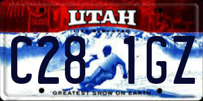 UT license plate C281GZ