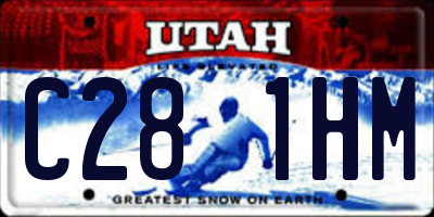 UT license plate C281HM