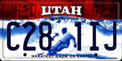UT license plate C281IJ