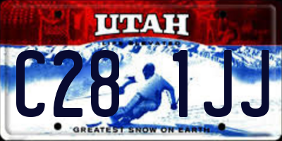 UT license plate C281JJ