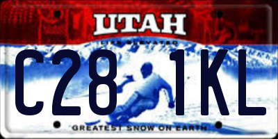 UT license plate C281KL
