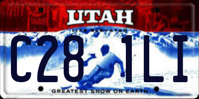 UT license plate C281LI