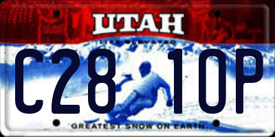 UT license plate C281OP