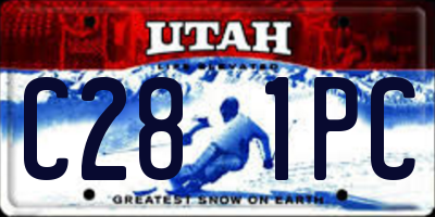 UT license plate C281PC