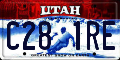 UT license plate C281RE