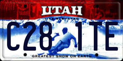 UT license plate C281TE