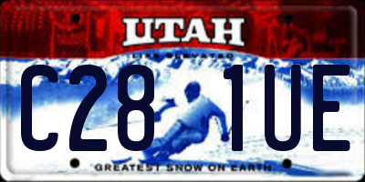 UT license plate C281UE