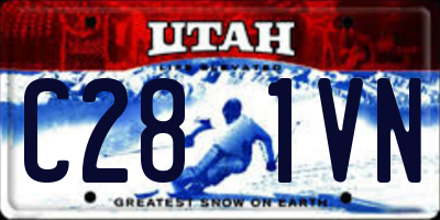 UT license plate C281VN