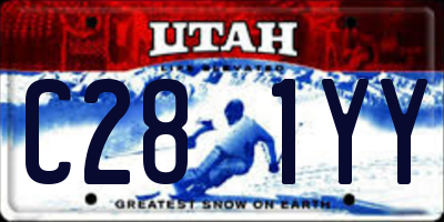 UT license plate C281YY