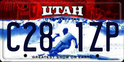 UT license plate C281ZP