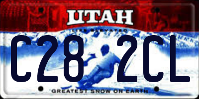 UT license plate C282CL