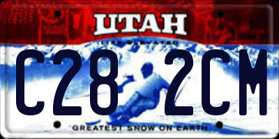 UT license plate C282CM
