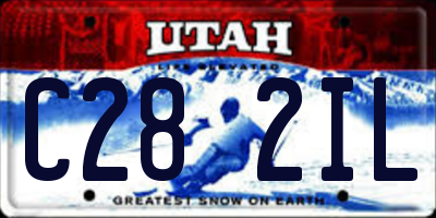 UT license plate C282IL