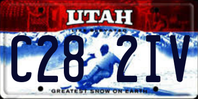 UT license plate C282IV