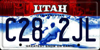 UT license plate C282JL