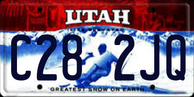 UT license plate C282JQ