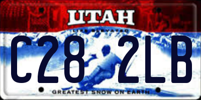 UT license plate C282LB