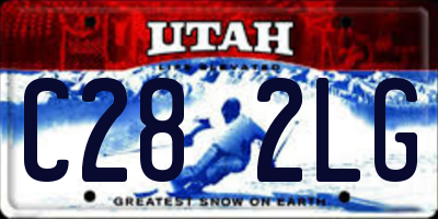 UT license plate C282LG