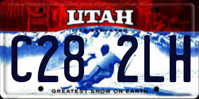 UT license plate C282LH