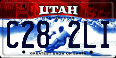 UT license plate C282LI