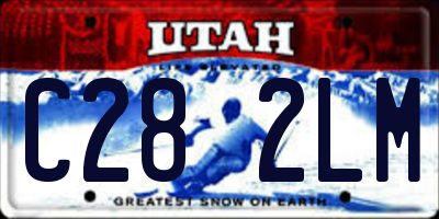 UT license plate C282LM