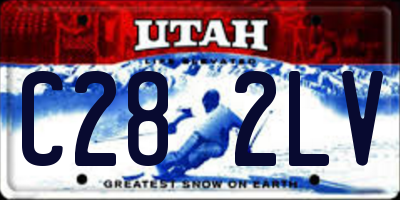 UT license plate C282LV
