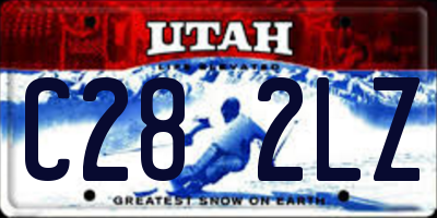UT license plate C282LZ