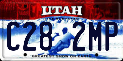 UT license plate C282MP