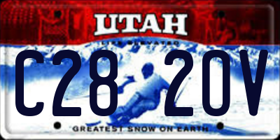 UT license plate C282OV