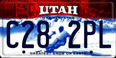 UT license plate C282PL