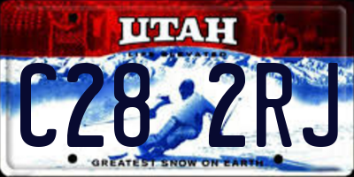 UT license plate C282RJ
