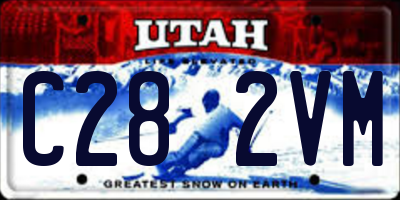 UT license plate C282VM