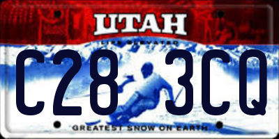UT license plate C283CQ