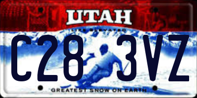 UT license plate C283VZ