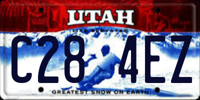 UT license plate C284EZ