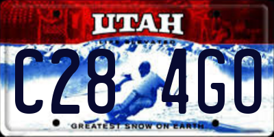 UT license plate C284GO