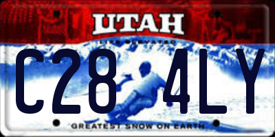 UT license plate C284LY