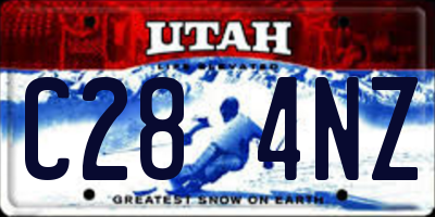UT license plate C284NZ