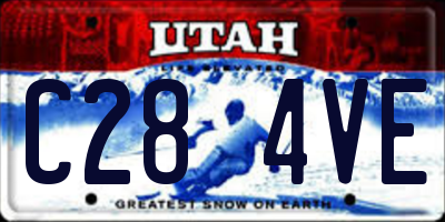 UT license plate C284VE