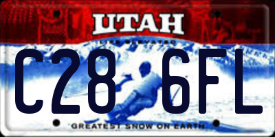 UT license plate C286FL
